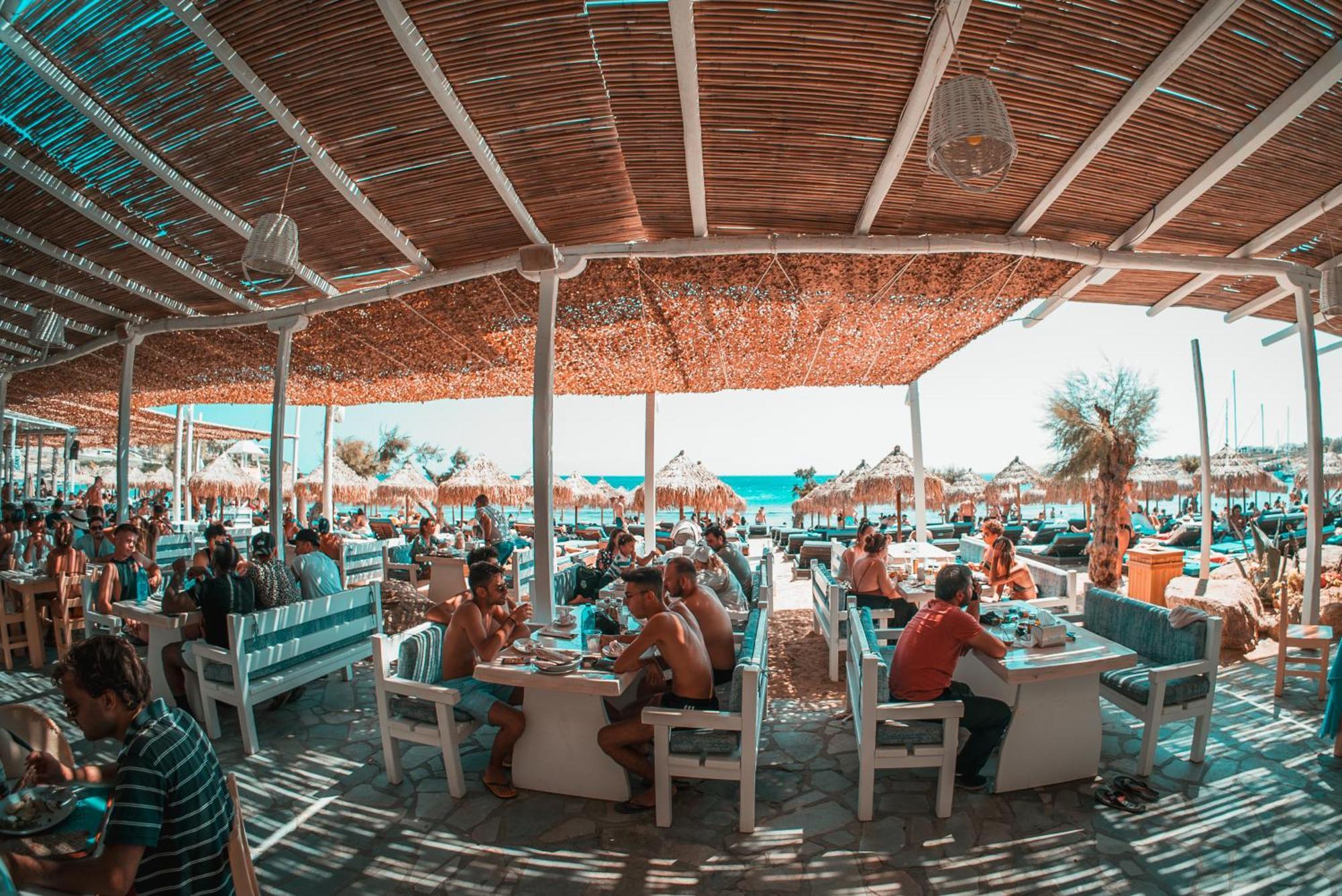 Paradise Beach Camping Platys Gialos  Exterior photo