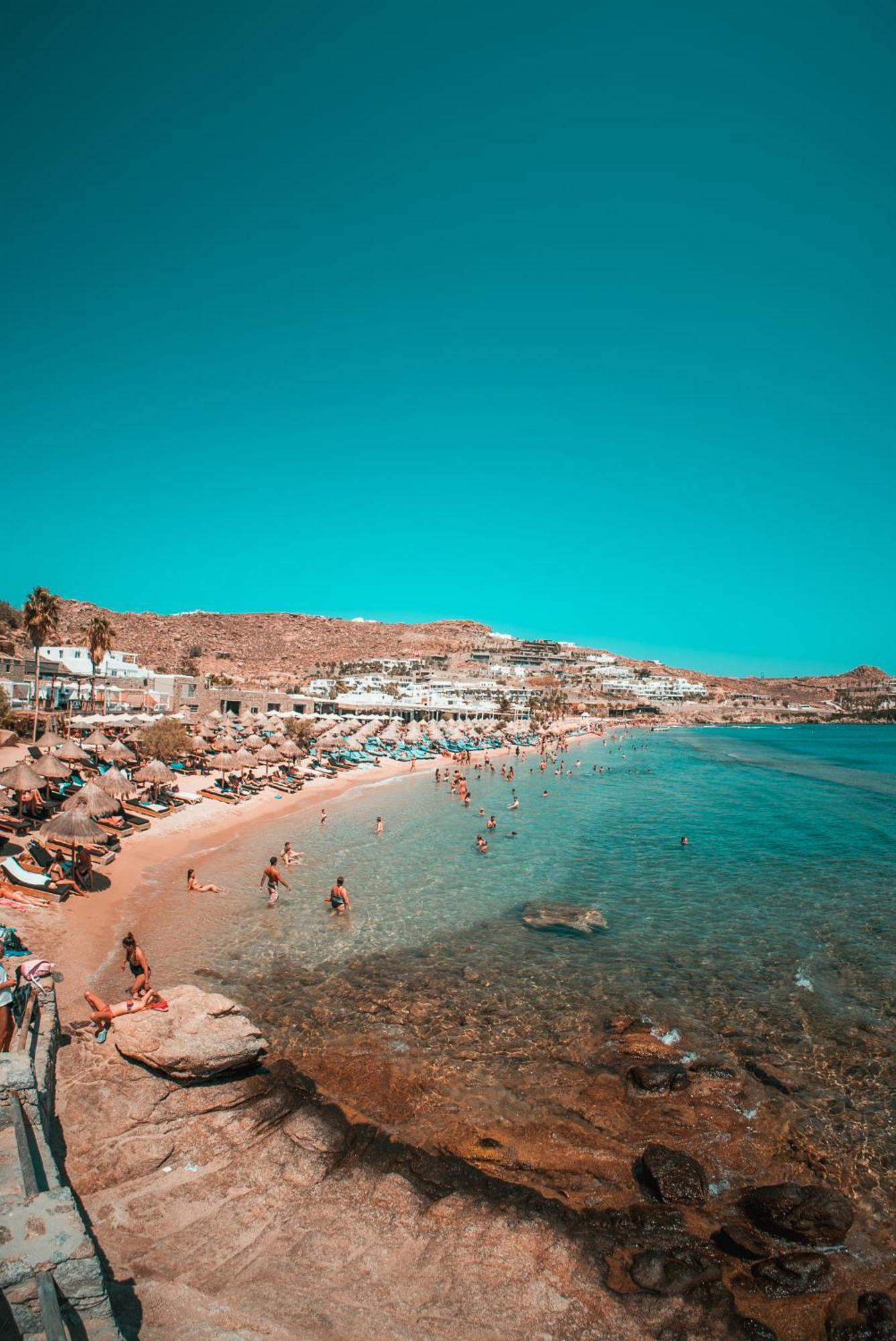 Paradise Beach Camping Platys Gialos  Exterior photo
