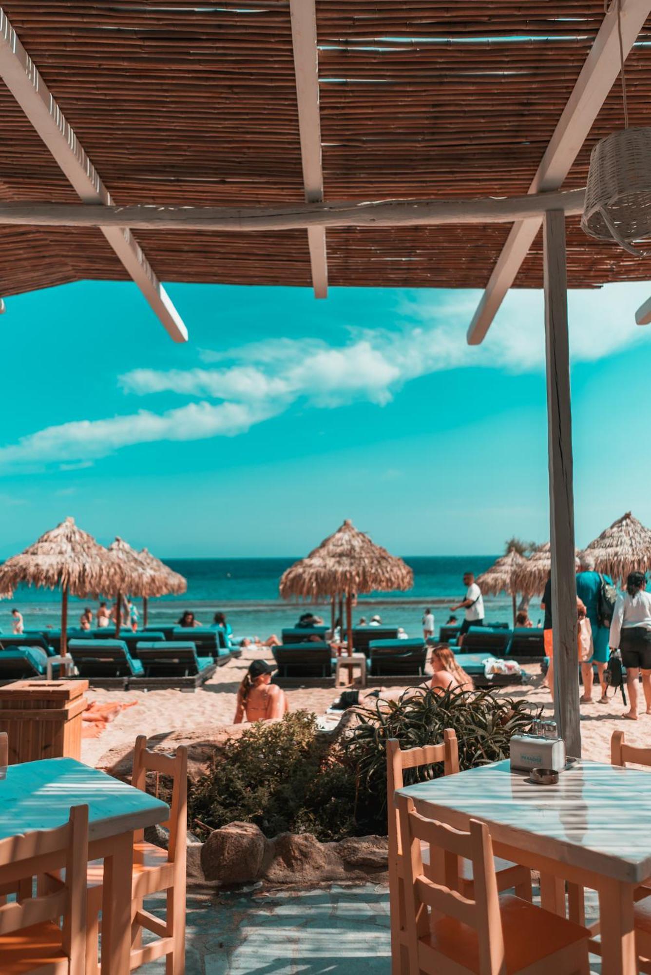 Paradise Beach Camping Platys Gialos  Exterior photo