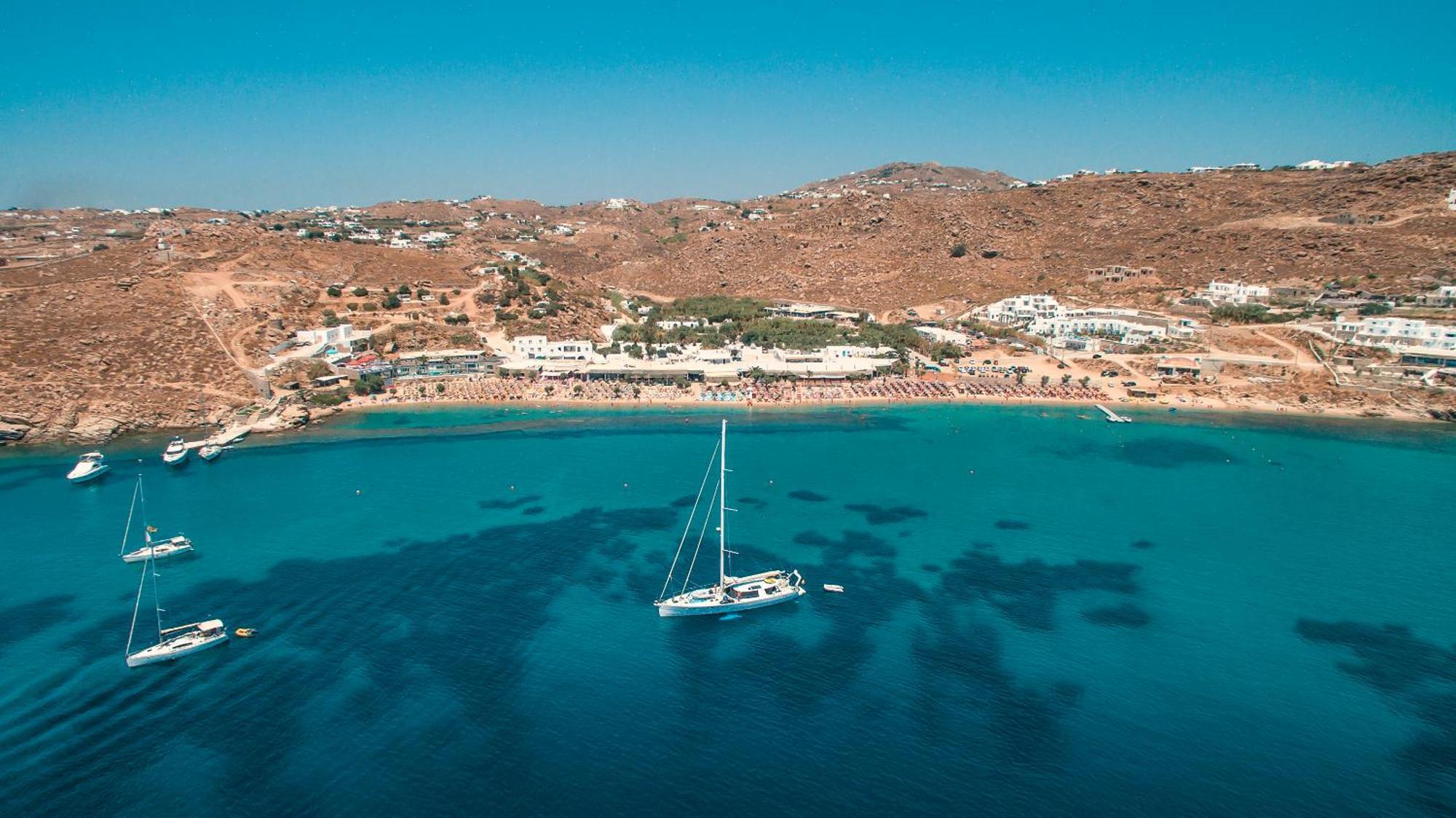 Paradise Beach Camping Platys Gialos  Exterior photo